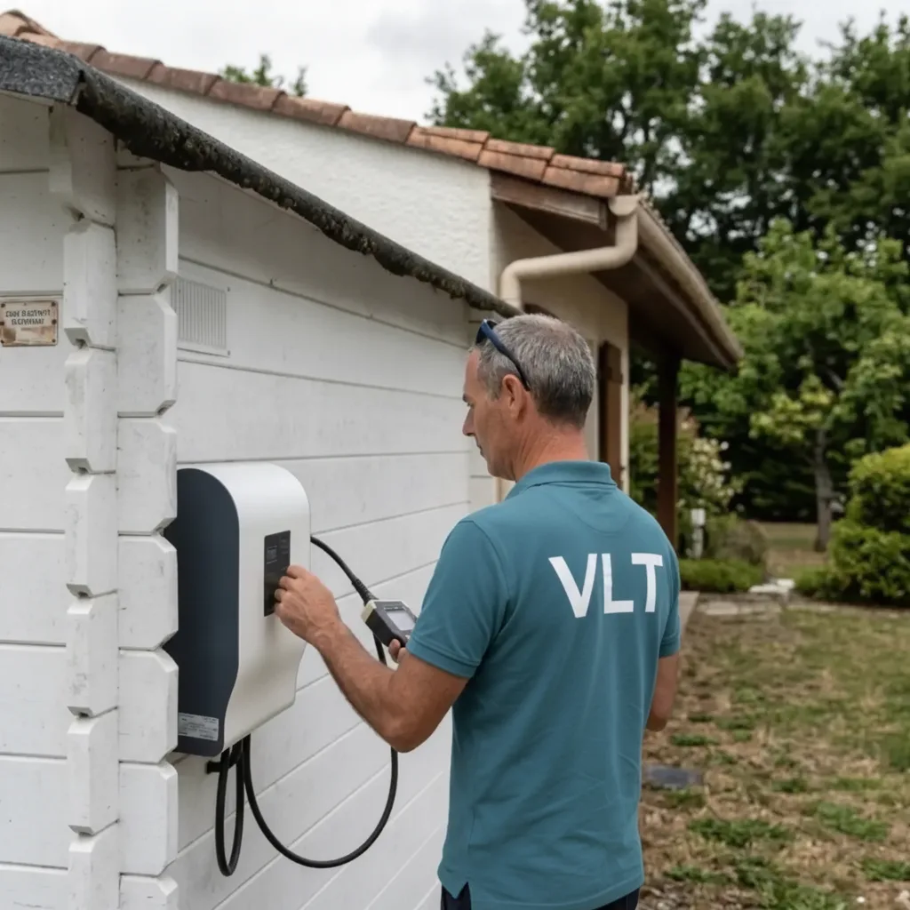 Borne de recharge IRVE à Montpellier